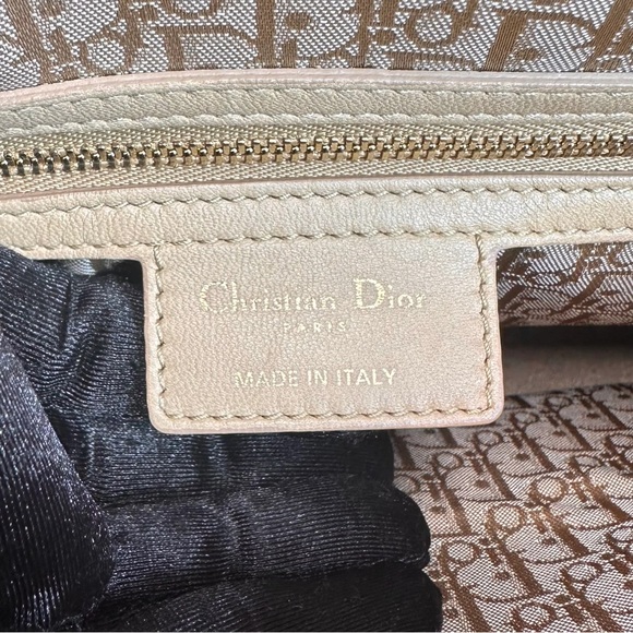 Christian Dior Lambskin Cannage Large Lady Dior Beige - Picture 12 of 12